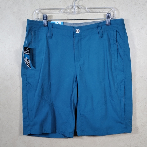 Kuhl Pants - 01563 Kuhl Lagoon teal Spire Shorts 12 NEW